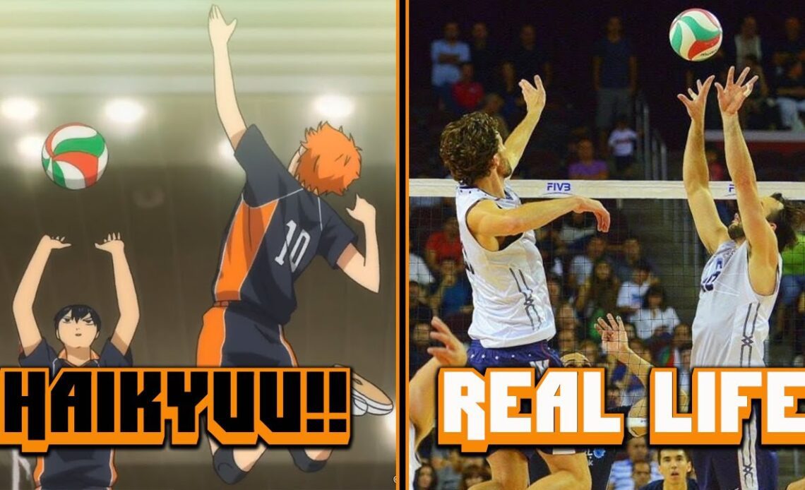 HAIKYUU IN REAL LIFE!!