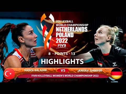 Hande Baladın vs Janiska Jennifer | Türkiye vs Germany | Highlights | World Championship 2022 (HD)
