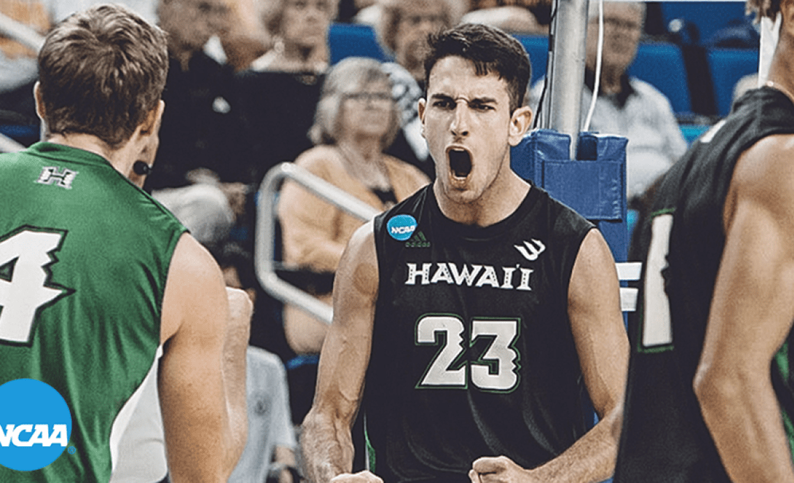 Hawaii sweeps Long Beach State for 2022 men's volleyball title