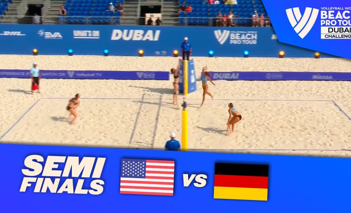 Horton/Scoles vs. Schneider/Sude - Semi Final Highlights Dubai 2022 #BeachProTour