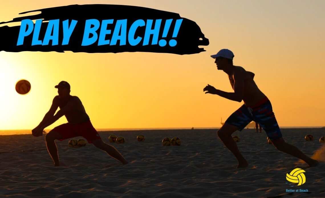 How to Get Better at Beach Volleyball