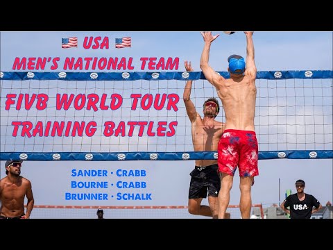 IRON SHARPENS IRON... Team USA Beach Volleyball Battles x Tri, Crabb(s), Sander, Schalk, Brunner