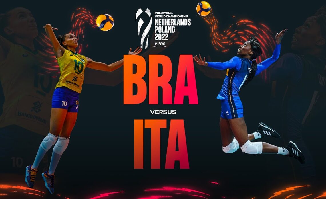 🇮🇹 ITA vs. 🇧🇷 BRA - Highlights  Semi Finals| Women's World Championship 2022