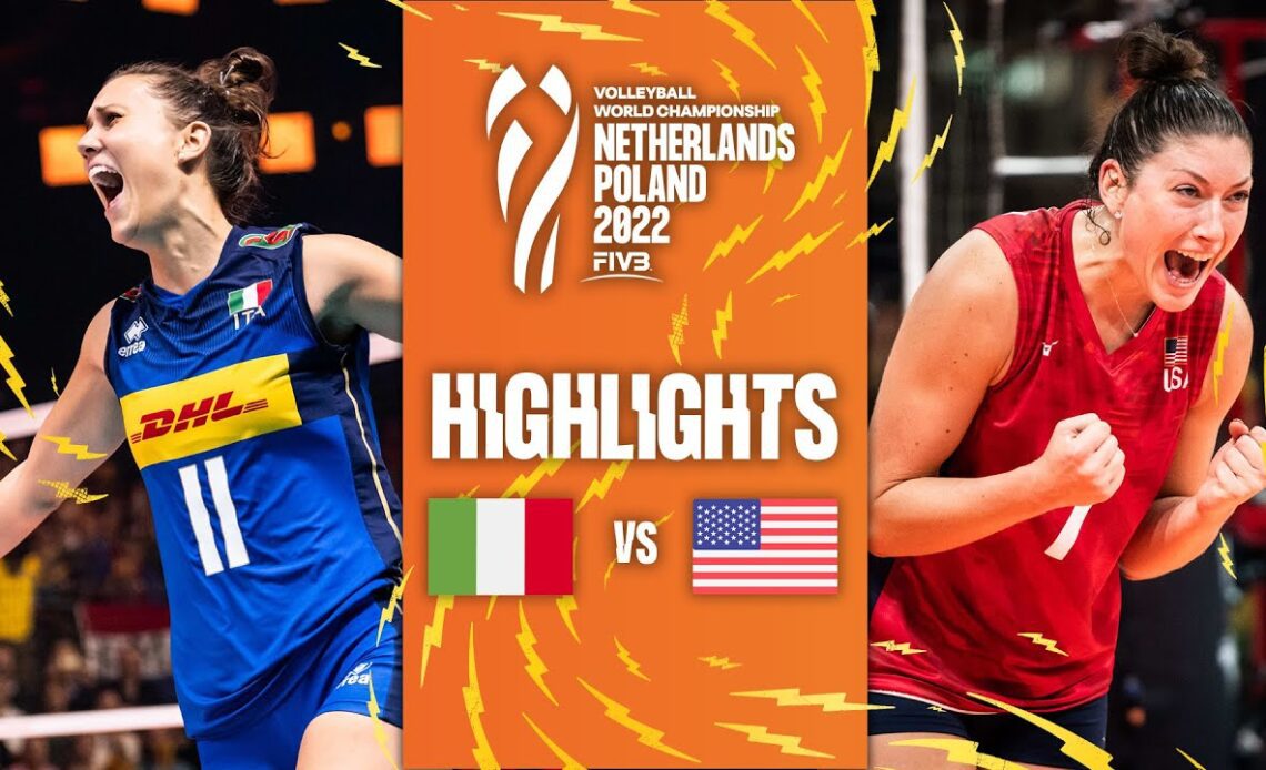 🇮🇹 ITA vs. 🇺🇸 USA - Highlights  Final 3-4| Women's World Championship 2022