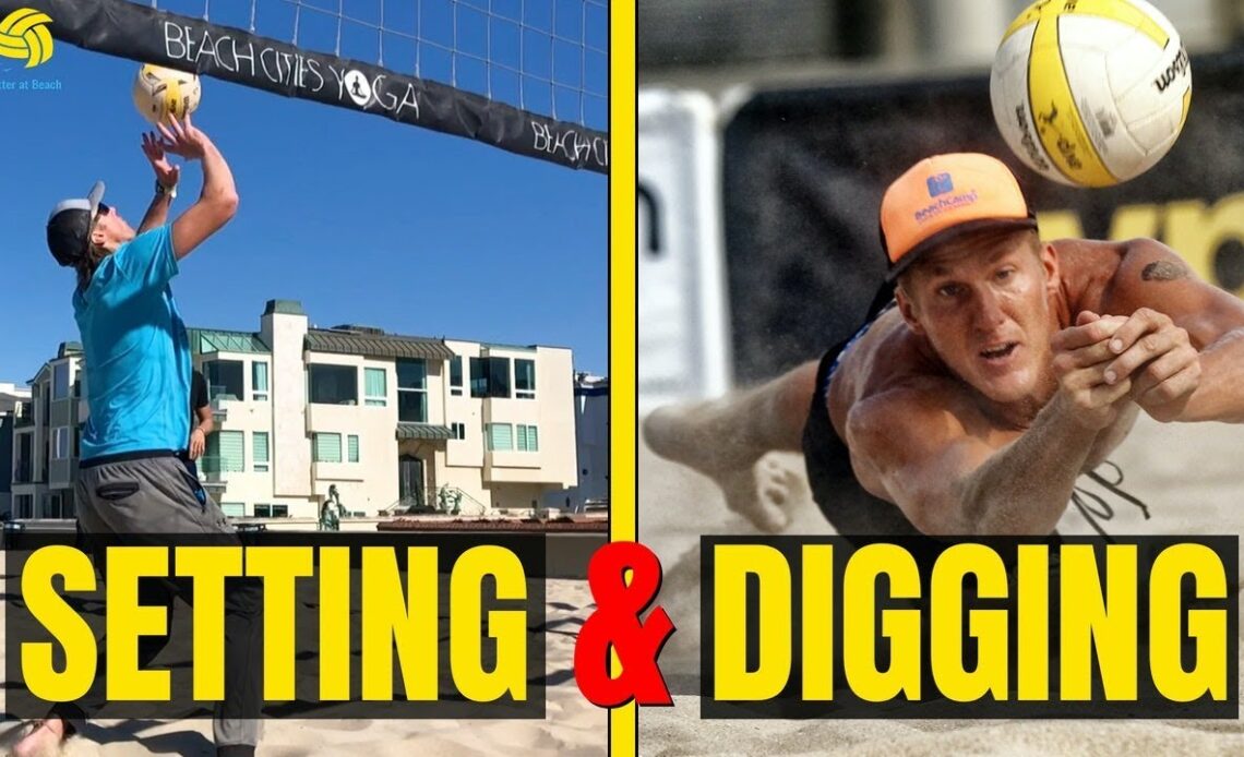 Improve Your DIGGING, SETTING, and HITTING in ONE Beach Volleyball Drill!