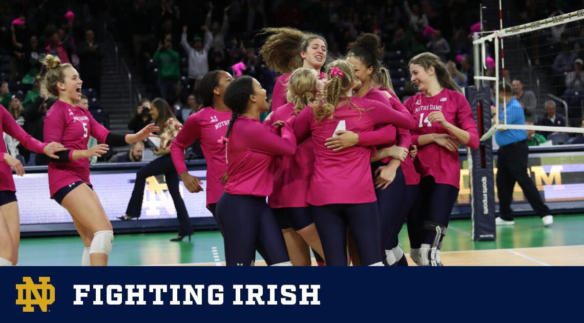 Irish Win Five Set Thriller Against Wake Forest – Notre Dame Fighting Irish – Official Athletics Website