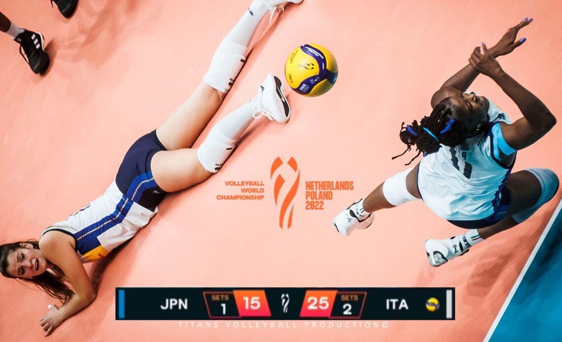 Italy vs Japan - Best Volleyball Actions | World Championship 2022