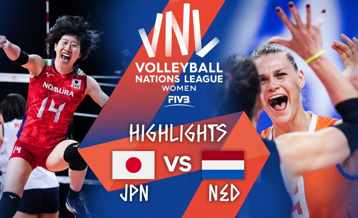 JPN vs. NED - Highlights Week 3 | Women's VNL 2021