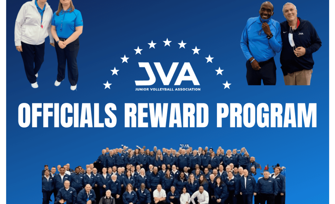 JVA Launches the Officials Reward Program to Recognize and Reward the