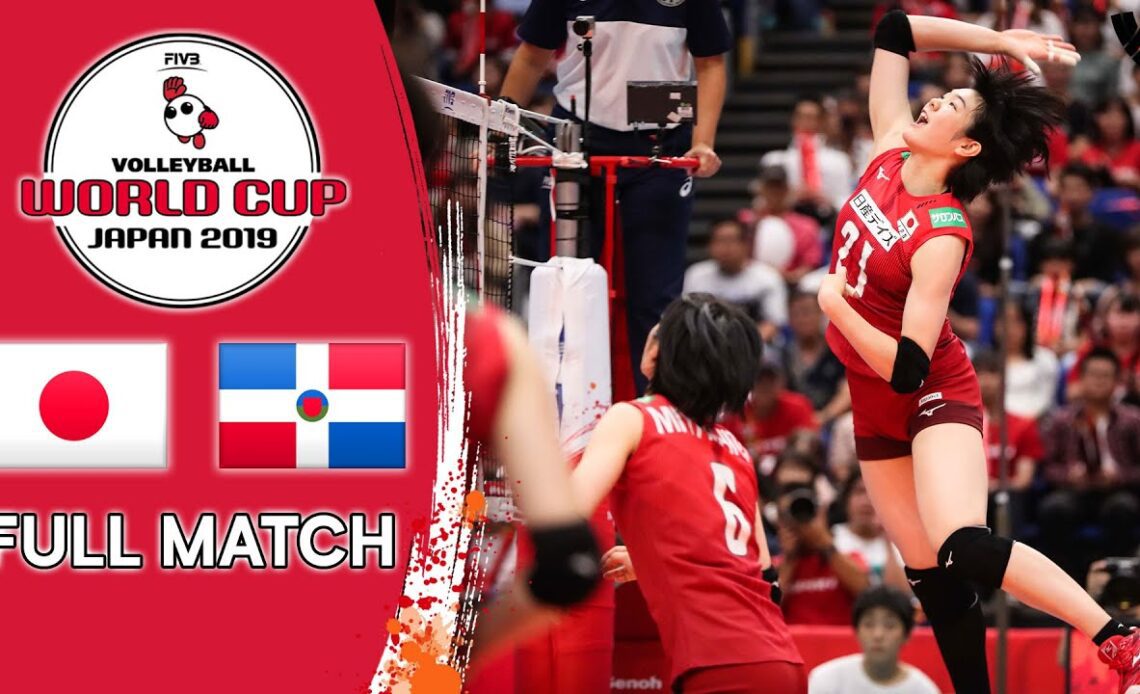 Japan 🆚 Dominican Republic - Full Match | Women’s Volleyball World Cup 2019