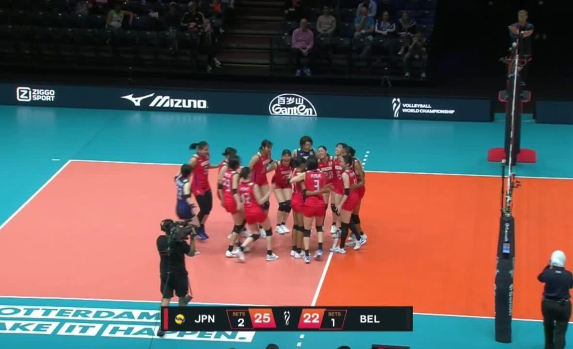 Japan vs. Belgium - VBW - Women World Championship - Match Highlights