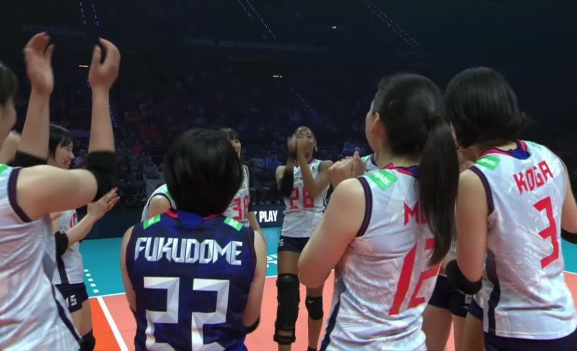 Japan vs. Netherlands - VBW - Women World Championship - Match Highlights
