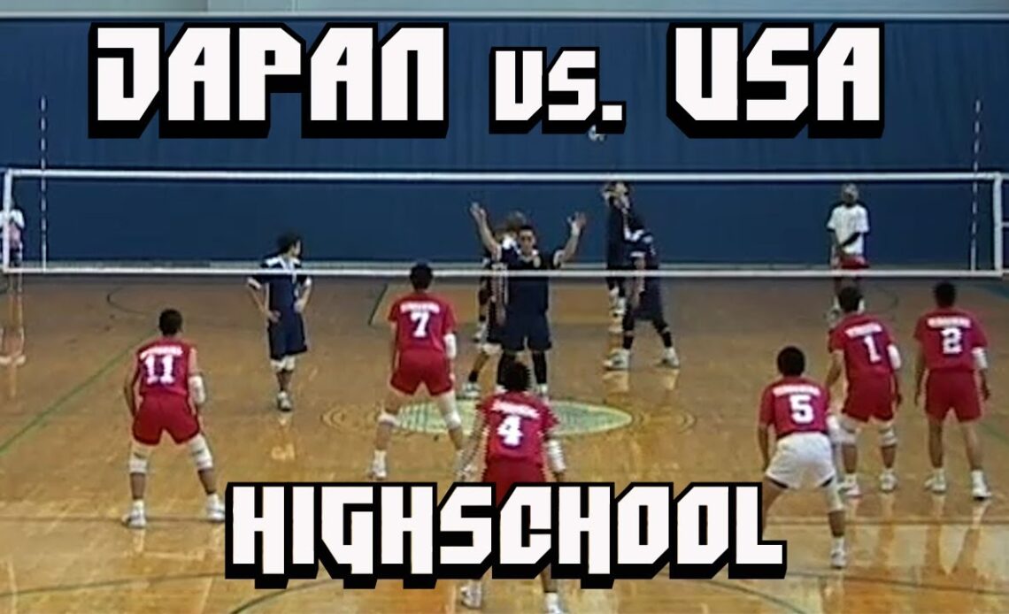 Japan vs USA: TOP High School Boys Volleyball