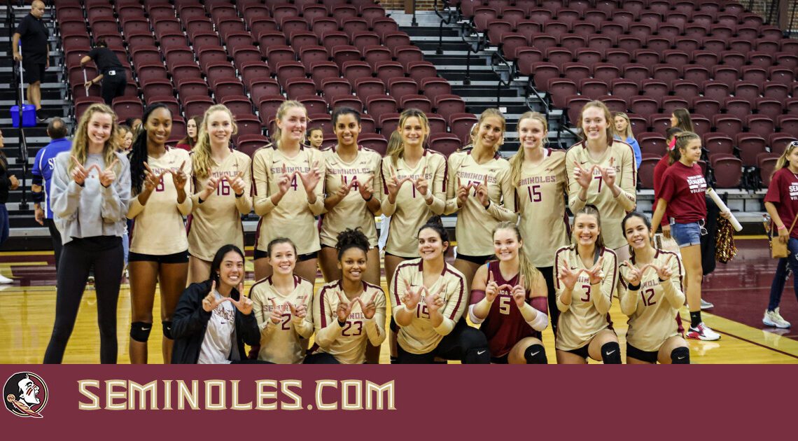 Koenig’s Career Night Leads Noles in Five-Set Victory over Miami