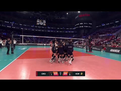 Korea vs. Croatia - VBW - Women World Championship - Match Highlights