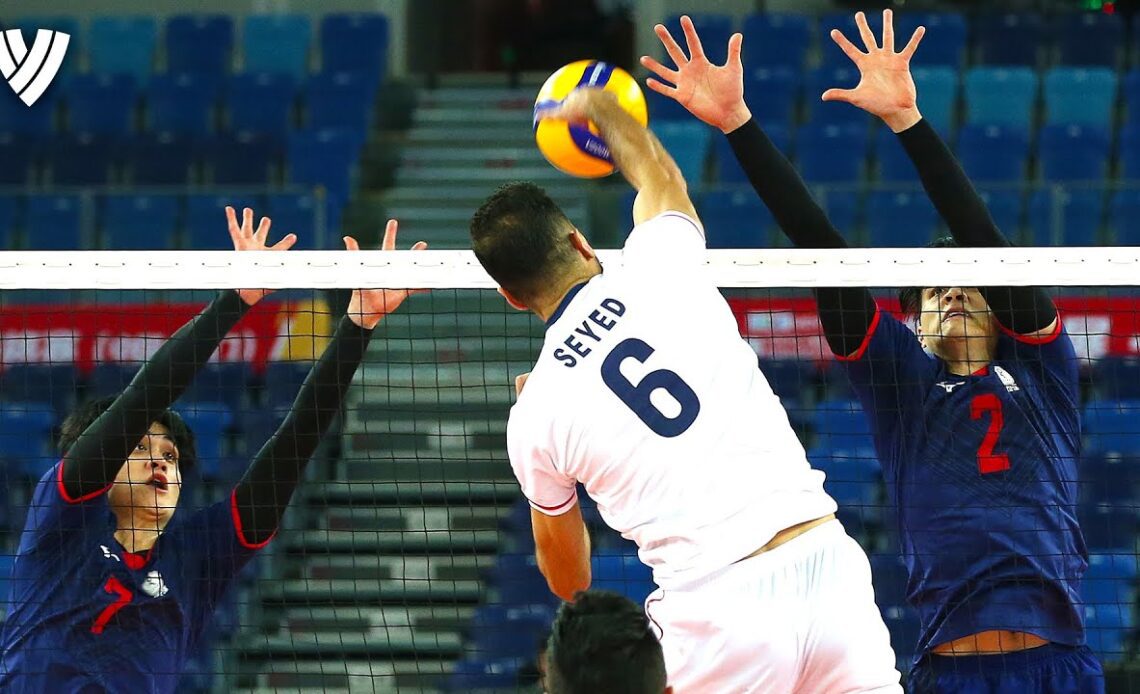Men's MOST Powerful Spikes | AVC Tokyo Volleyball Qualification 2020
