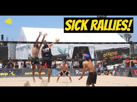 Men's Beach Volleyball Highlights | Insane Rallies with Field/Bomgren vs Burik/Satterfield