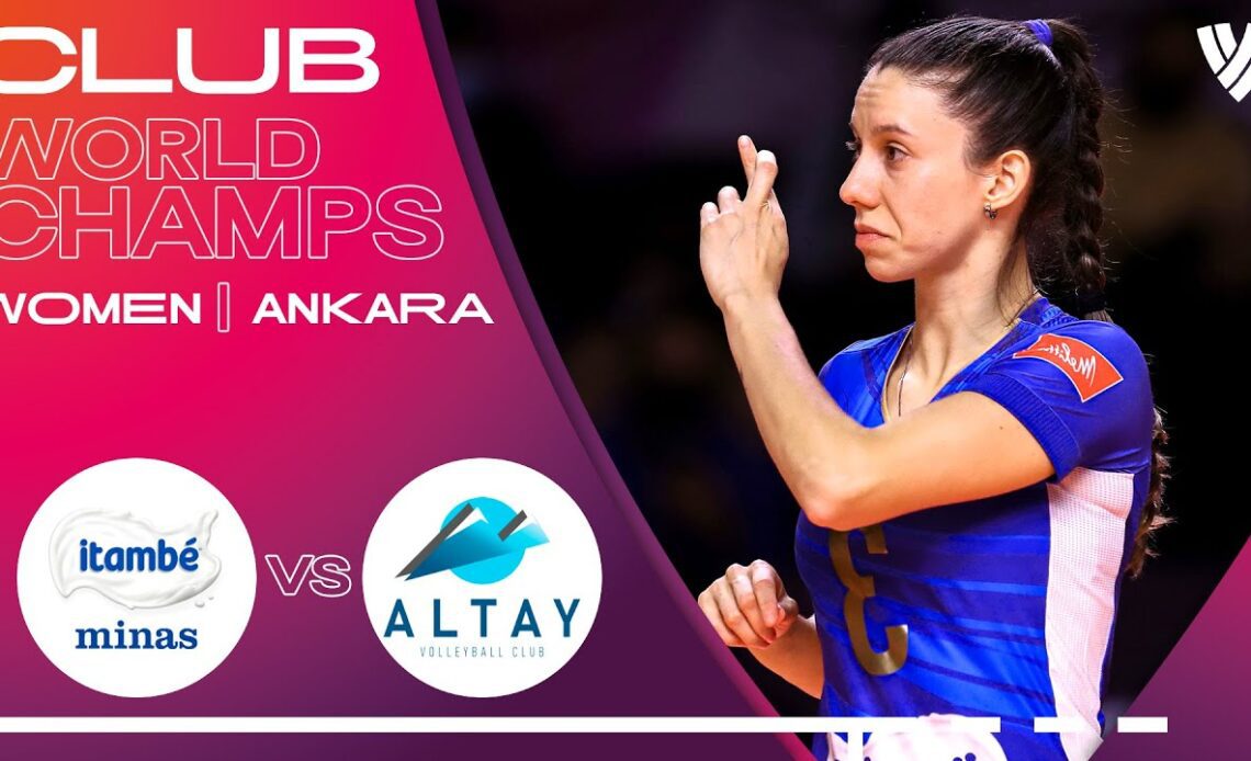 Minas Tenis vs Altay Club - Highlights | Women's Volleyball Club WCHs 2021