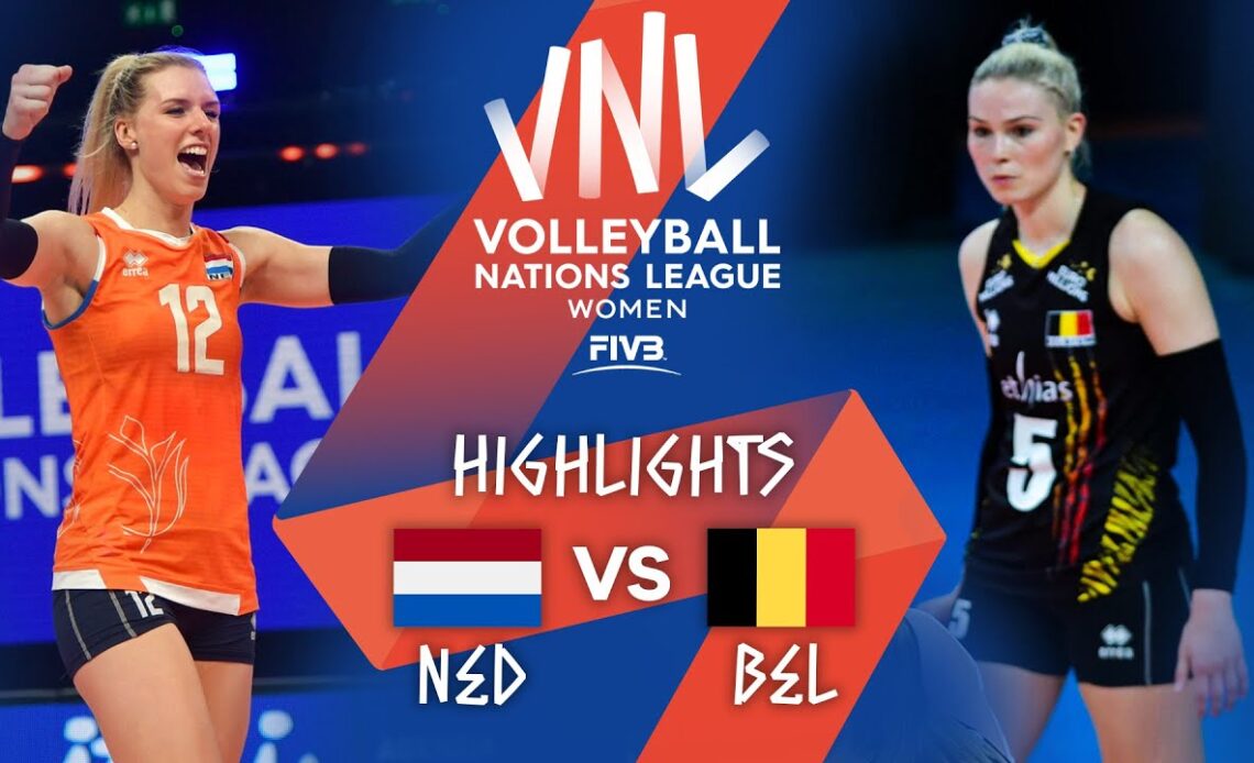 NED vs. BEL - Highlights Week 1 | Women's VNL 2021