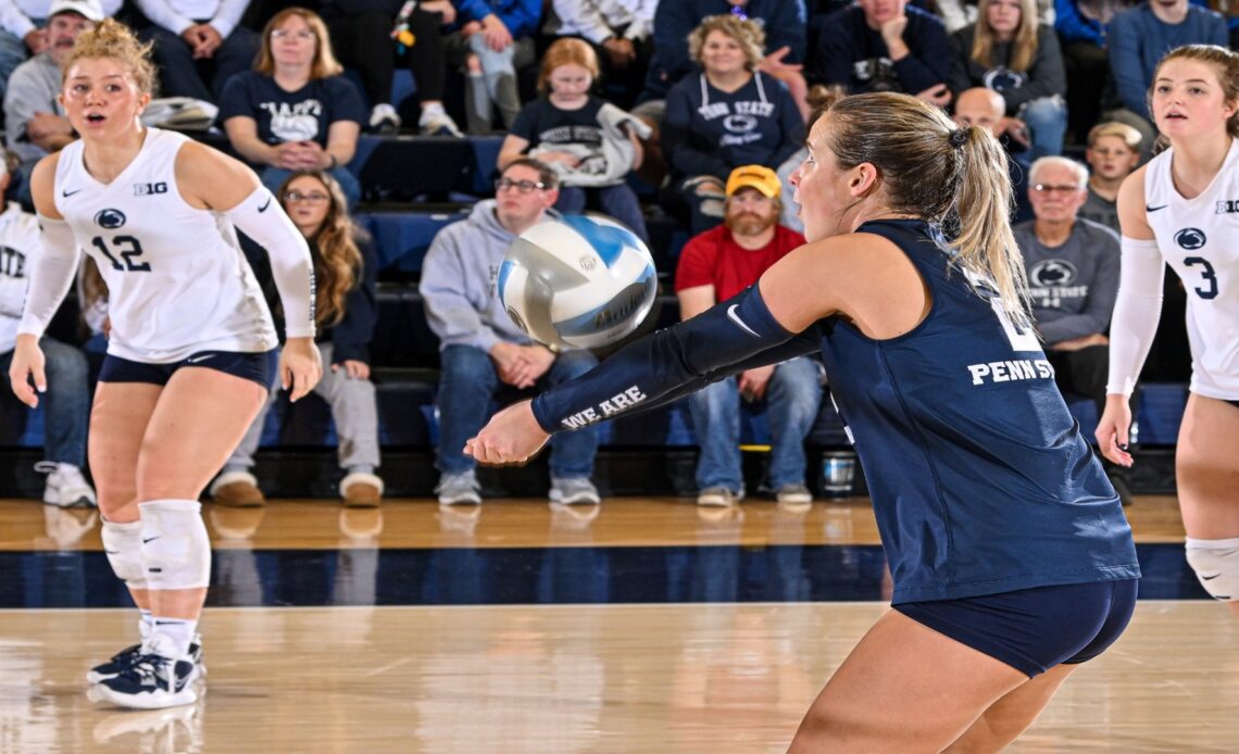 No. 11 Penn State Travels to Illinois for B1G Network Match on Wednesday