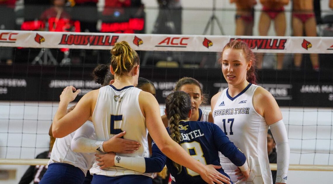 No. 11 Tech Takes a Set from No. 2 Louisville – Georgia Tech Yellow Jackets