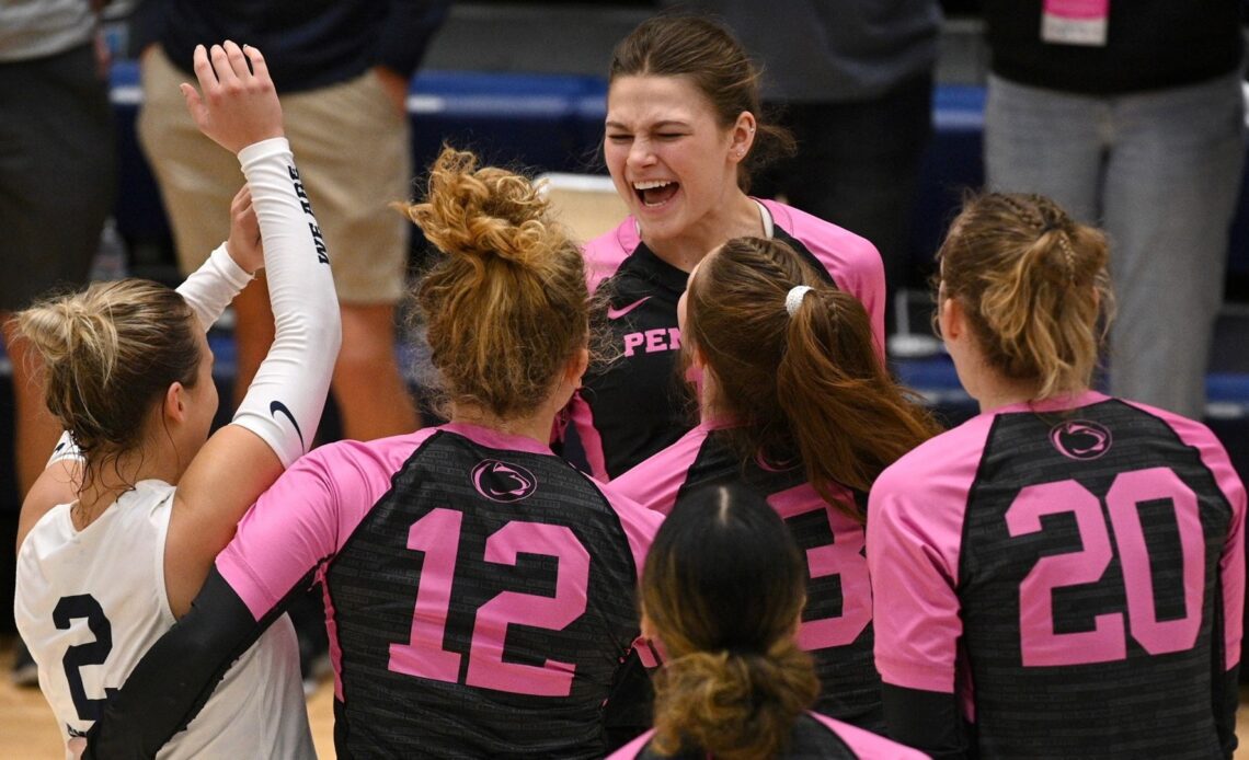 No. 11 Women's Volleyball Hosts No. 6 Ohio State for Dig Pink Match Saturday