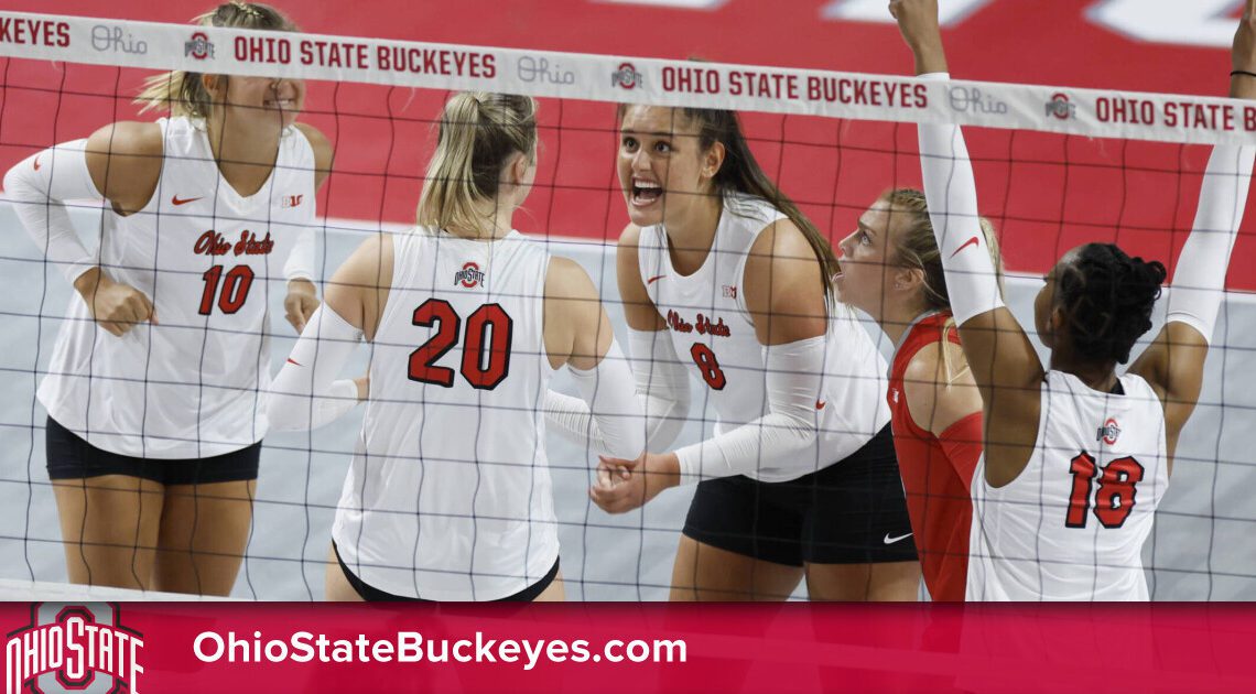 Oldenburg Earns 50th Career Win in Four Sets at Indiana – Ohio State Buckeyes