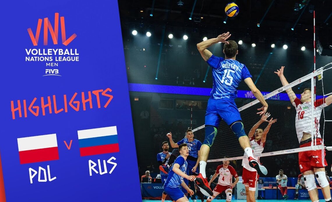 POLAND vs. RUSSIA - Highlights | Semi-Final | Volleyball Nations League 2019