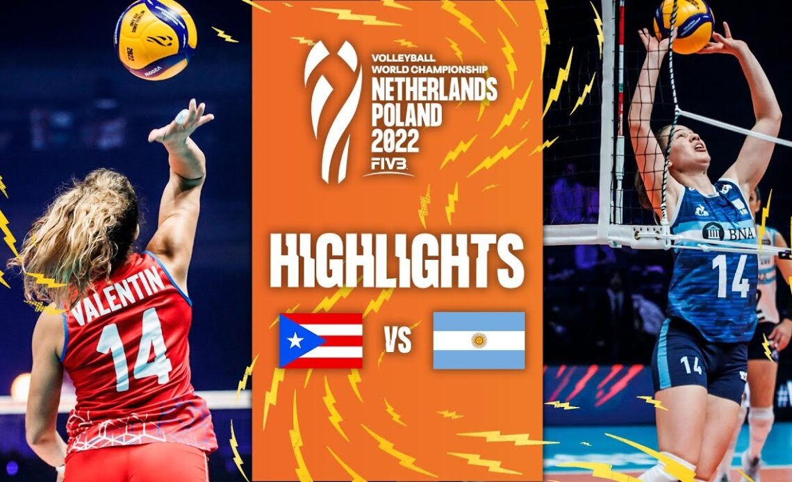 🇵🇷 PUR vs. 🇦🇷 ARG - Highlights  Phase 2| Women's World Championship 2022