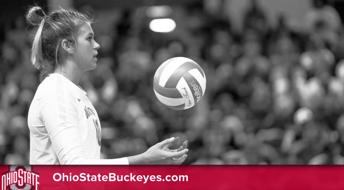 Podraza Claims Fourth Big Ten Setter of the Week Award – Ohio State Buckeyes