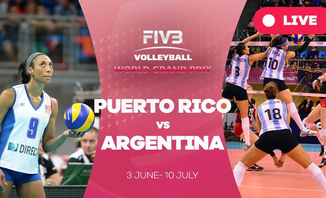 Puerto Rico v Argentina - Group 2: 2016 FIVB Volleyball World Grand Prix