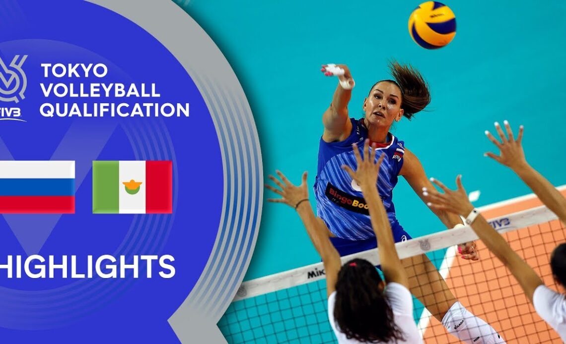 RUSSIA vs. MEXICO - Highlights Women | Volleyball Olympic Qualification 2019