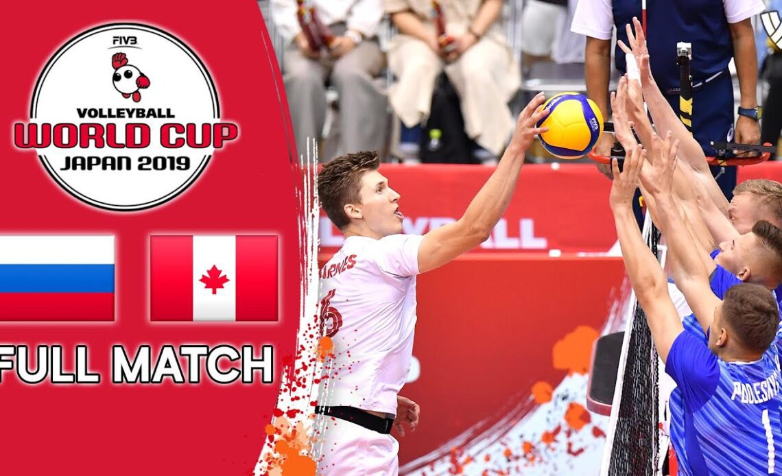 Russia 🆚  Canada - Full Match | Men’s Volleyball World Cup 2019