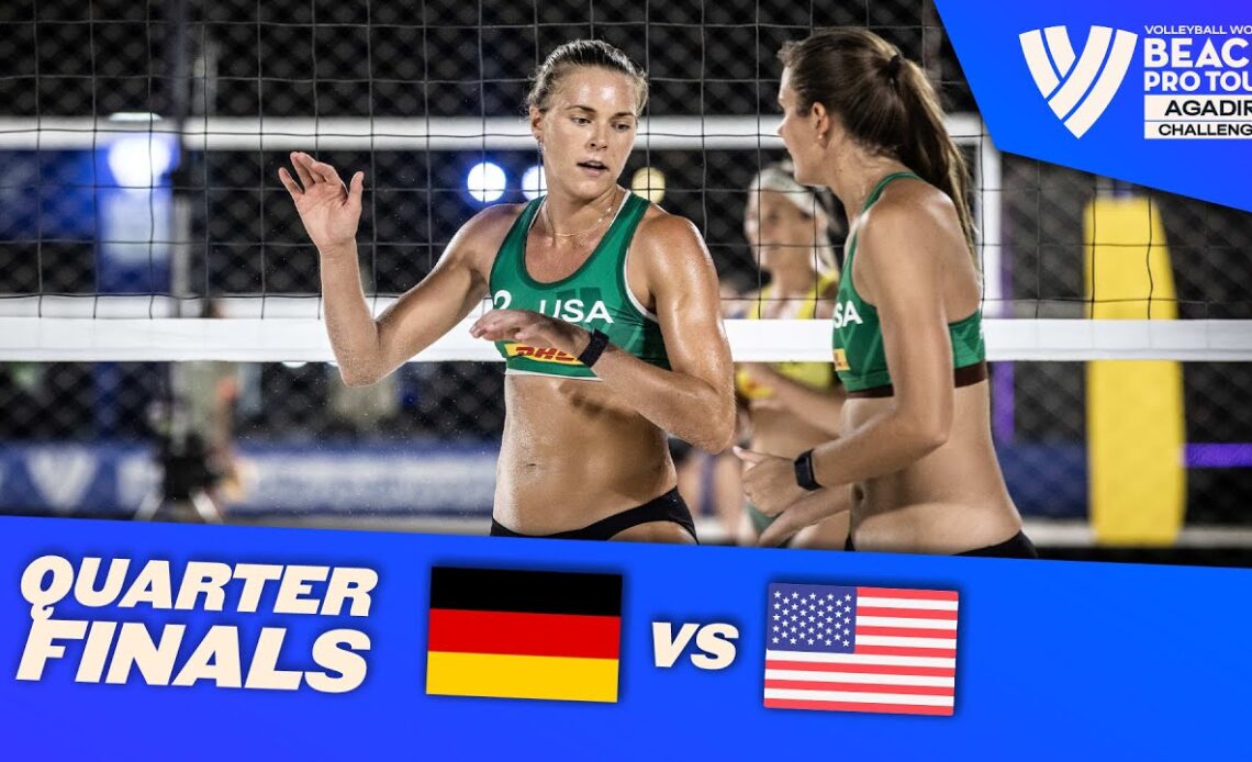 Schneider/Sude vs. Horton/Scoles - Quarter Final Highlights Dubai 2022 #BeachProTour