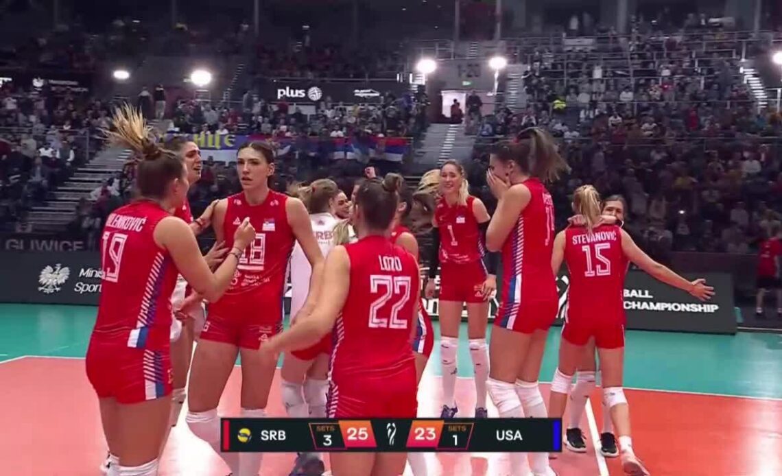 Serbia vs. USA VBW Women World Championship Match Highlights