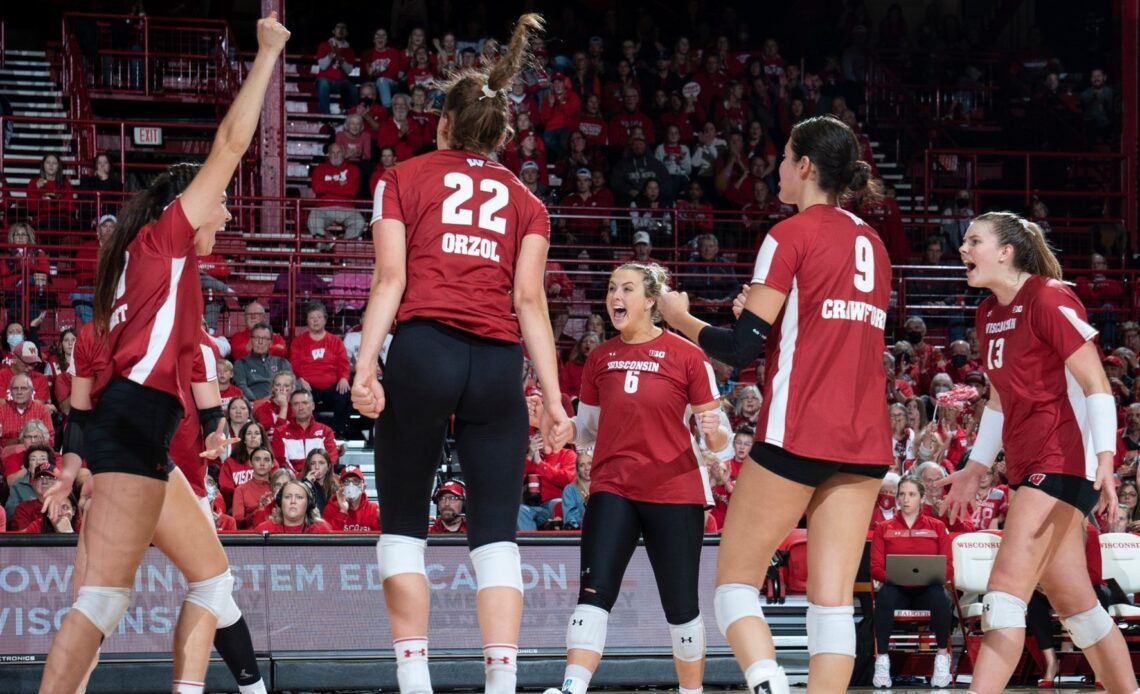 Serving up six: Badgers face two top-10 teams