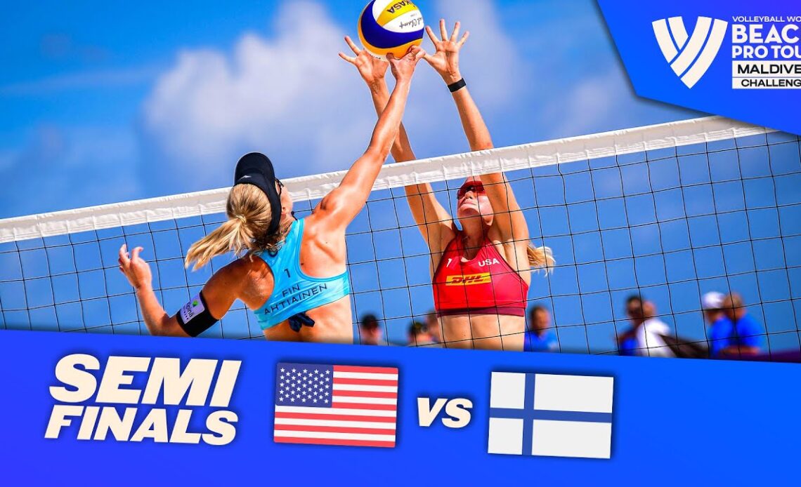 Stockman/Kraft vs. Lahti/Ahtiainen - Semi Final Highlights the Maldives 2022 #BeachProTour