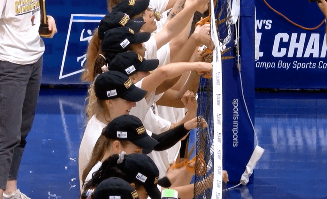 Tampa wins the 2021 DII women's volleyball championship