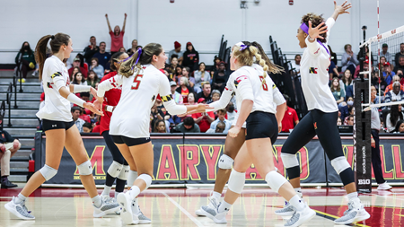 Terps Sweep Northwestern, Win Second-Straight Conference Match