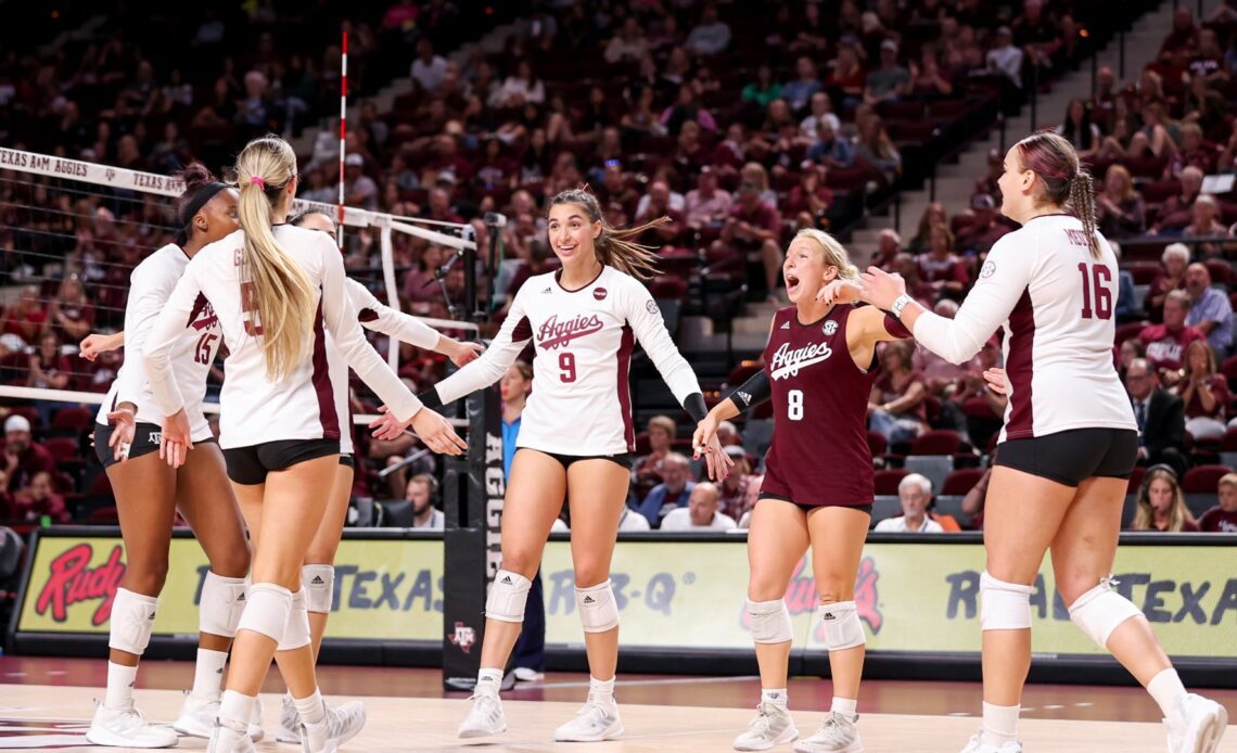 Texas A&M Win Friday Match Against South Carolina - Texas A&M Athletics