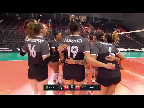 Thailand vs. Canada - VBW - Women World Championship - Match Highlights