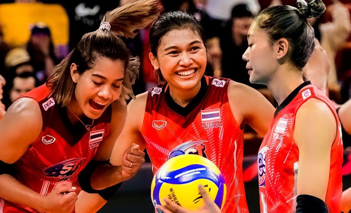 The Best Trio of Smiling and Positive Girls From The National Volleyball Team of Thailand