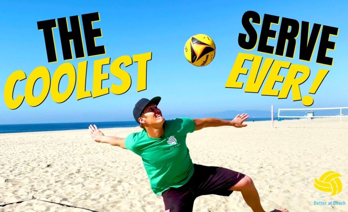 The COOLEST Volleyball Serve EVER! (How to Serve a Skyball)