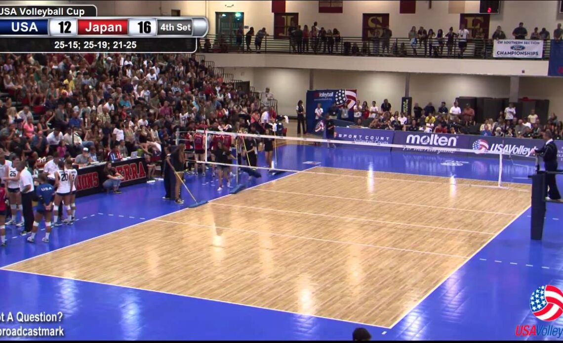U.S. Women vs Japan - 2013 USA Volleyball Cup - Match 3, Part 2