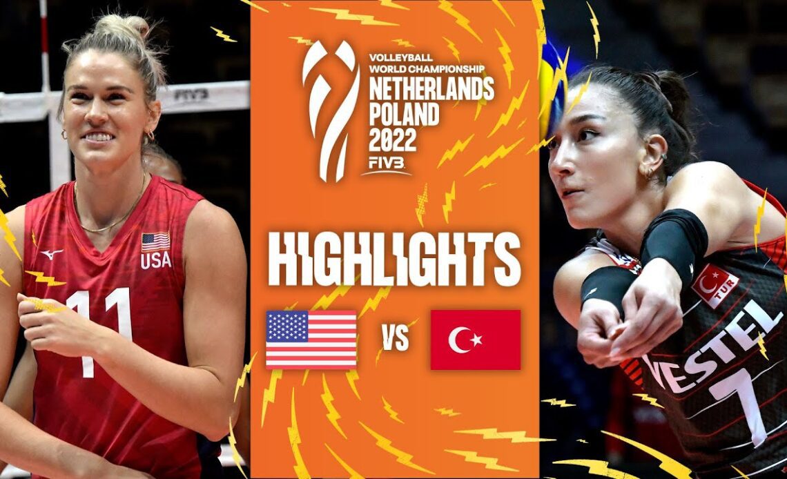 🇺🇸 USA vs. 🇹🇷 TÜR - Highlights  Phase 2| Women's World Championship 2022