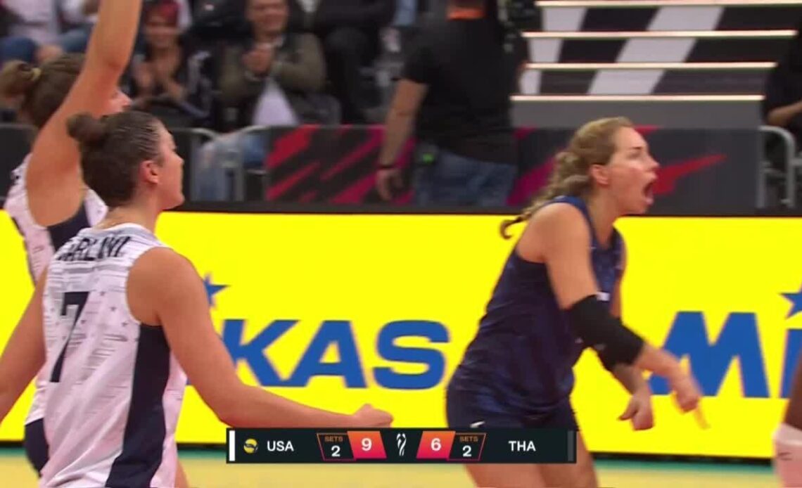 USA vs. Thailand - VBW - Women World Championship - Match Highlights