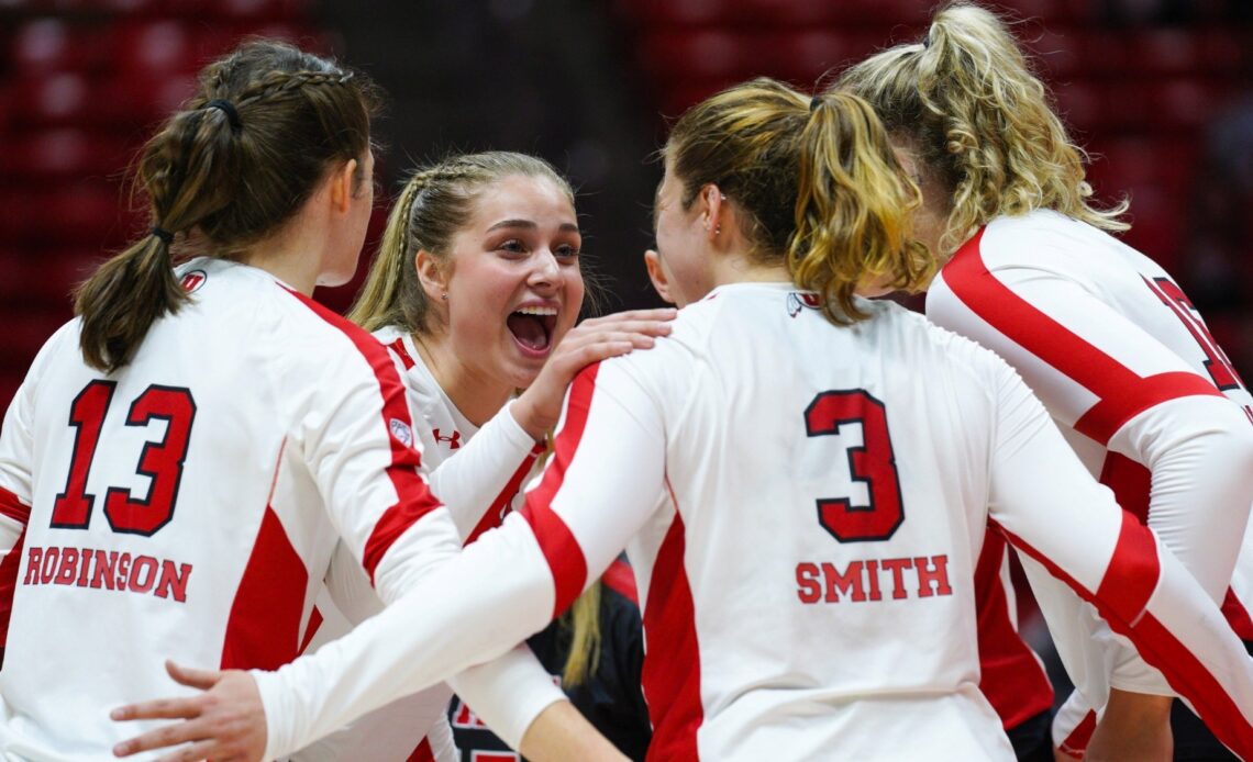 Utah Volleyball Hosts #15 Washington This Friday, Washington State On Sunday