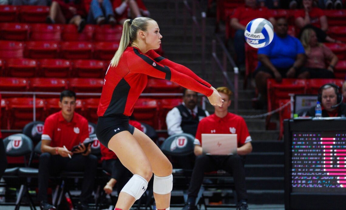 Utah Volleyball Returns Home To Host Cal and Stanford