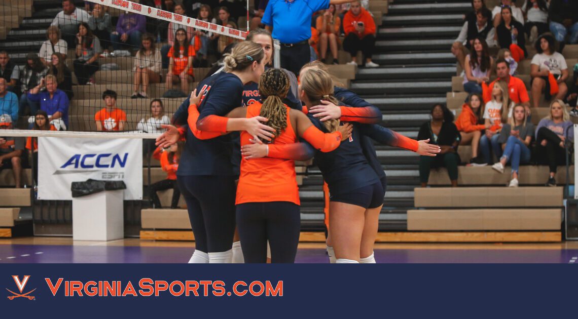 Virginia Volleyball || Cavaliers Fall at Clemson, 3-1