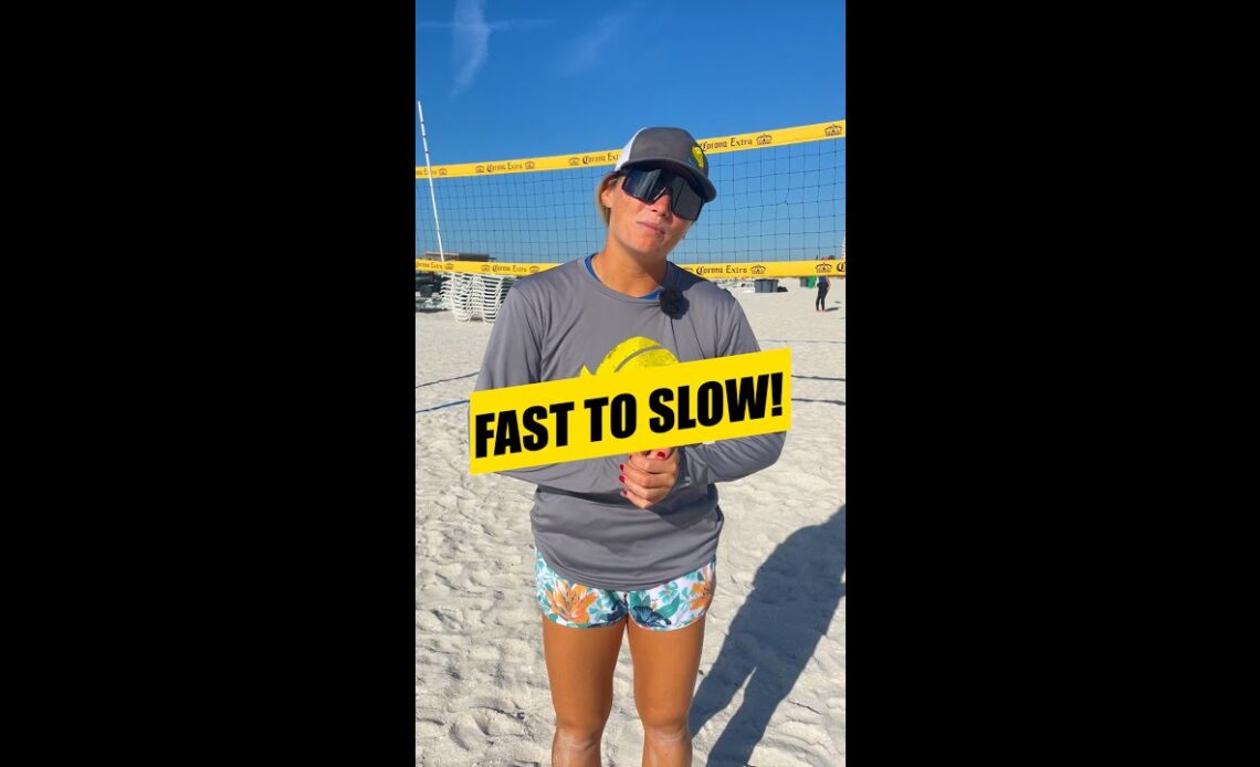 Volleyball (Short) Tips | Setting Fast to Slow